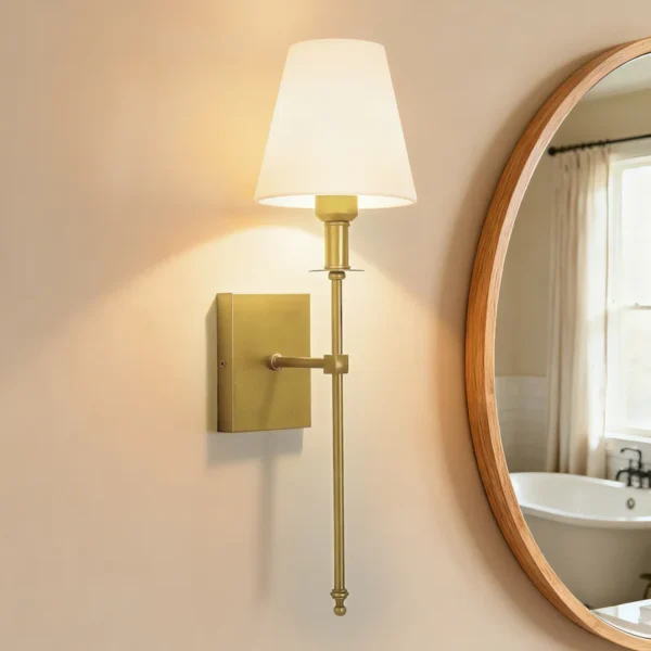 1 - Light Iron Hardwired Wallchiere (Set of 2)